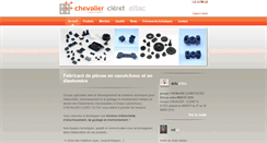 Desktop Screenshot of chevalier-cleret.fr